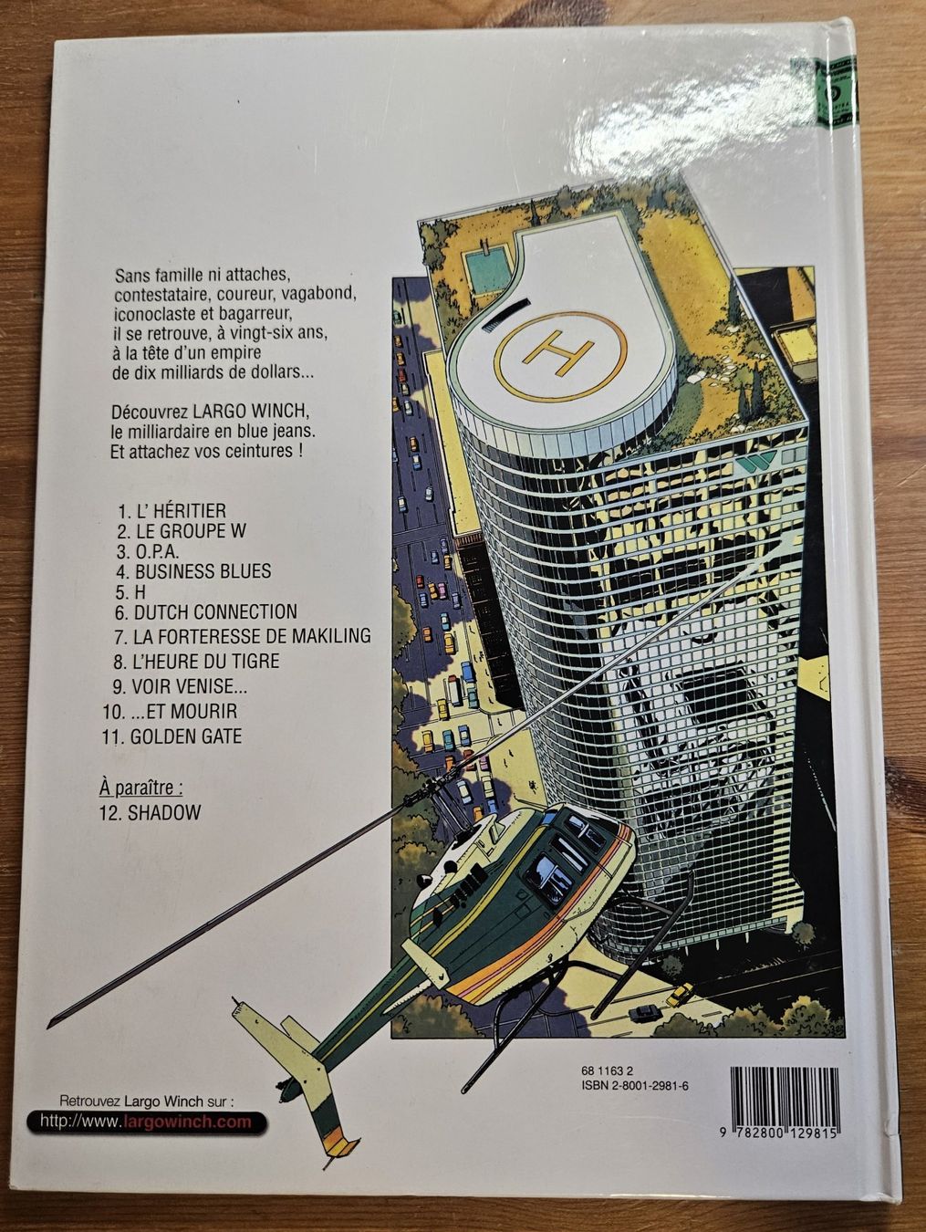 Fumetti: Largo Winch N 11 E.O. (T.B.E.) Golden Gate – Usato da Prévonloup venduto da bitume1975 2