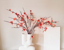 Silk-ka - 6 hochwertige Kirschblütenzweige Künstlich, 100cm
