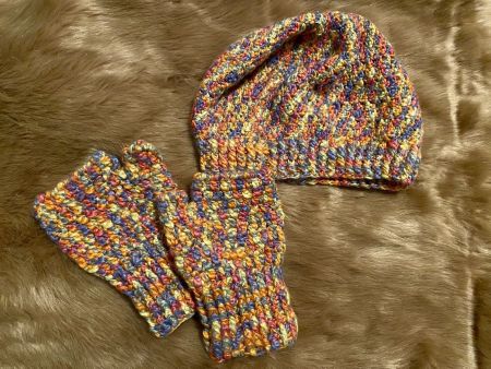 Mütze Handschuhe mehrere farben