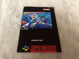 ANLEITUNG FÜR MEGA MAN X SUPER NINTENDO