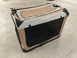 Josty Hundebox brau, XXL, faltbar