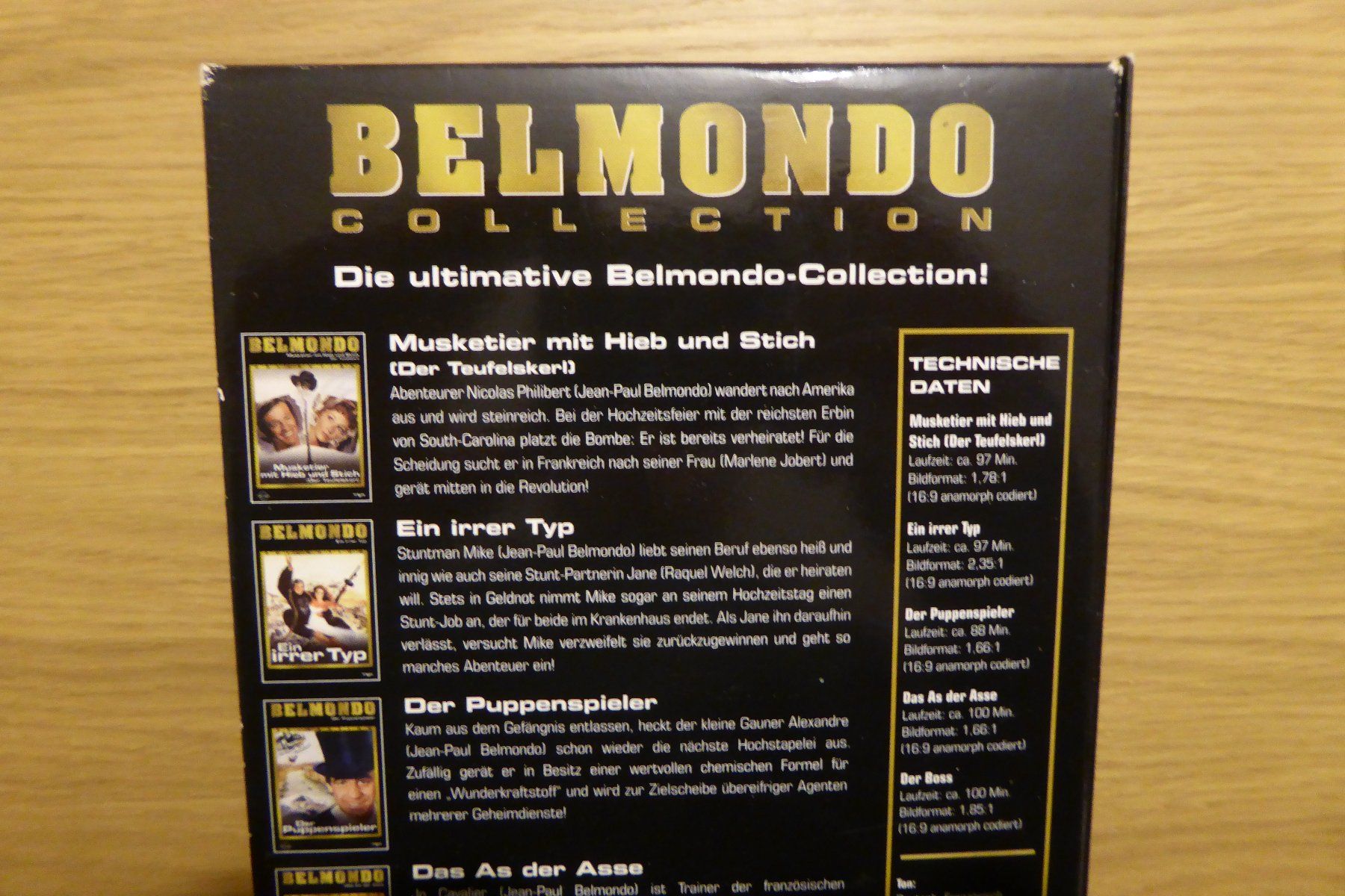 Tutti i DVDs: 5xDVD Belmondo Box Collection – Usato da Allschwil venduto da Summelsarium 3