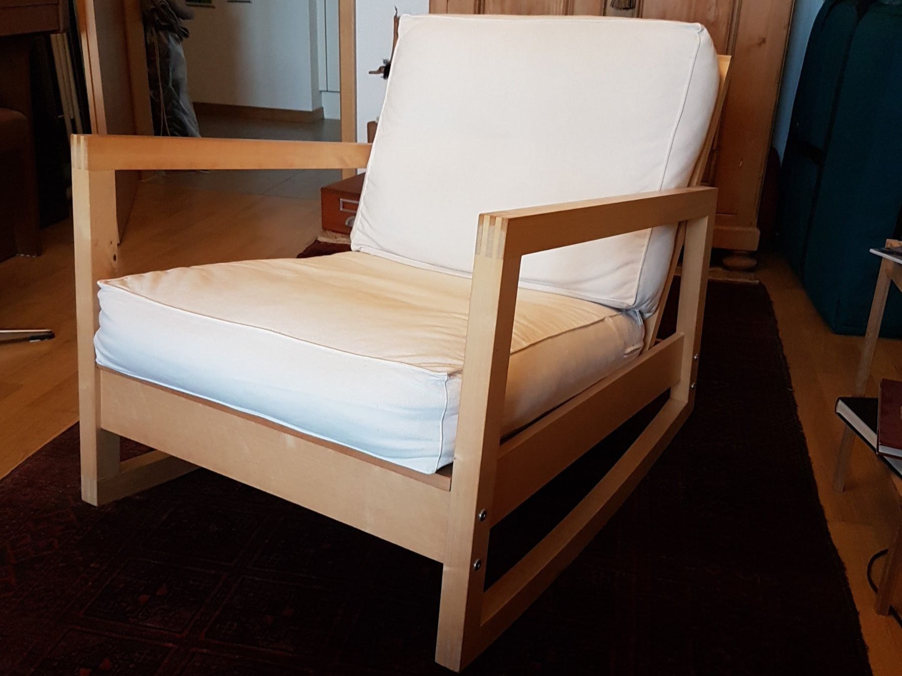 Ikea Sessel: IKEA Schaukelsessel Lillberg – Gebraucht aus Scheunen von