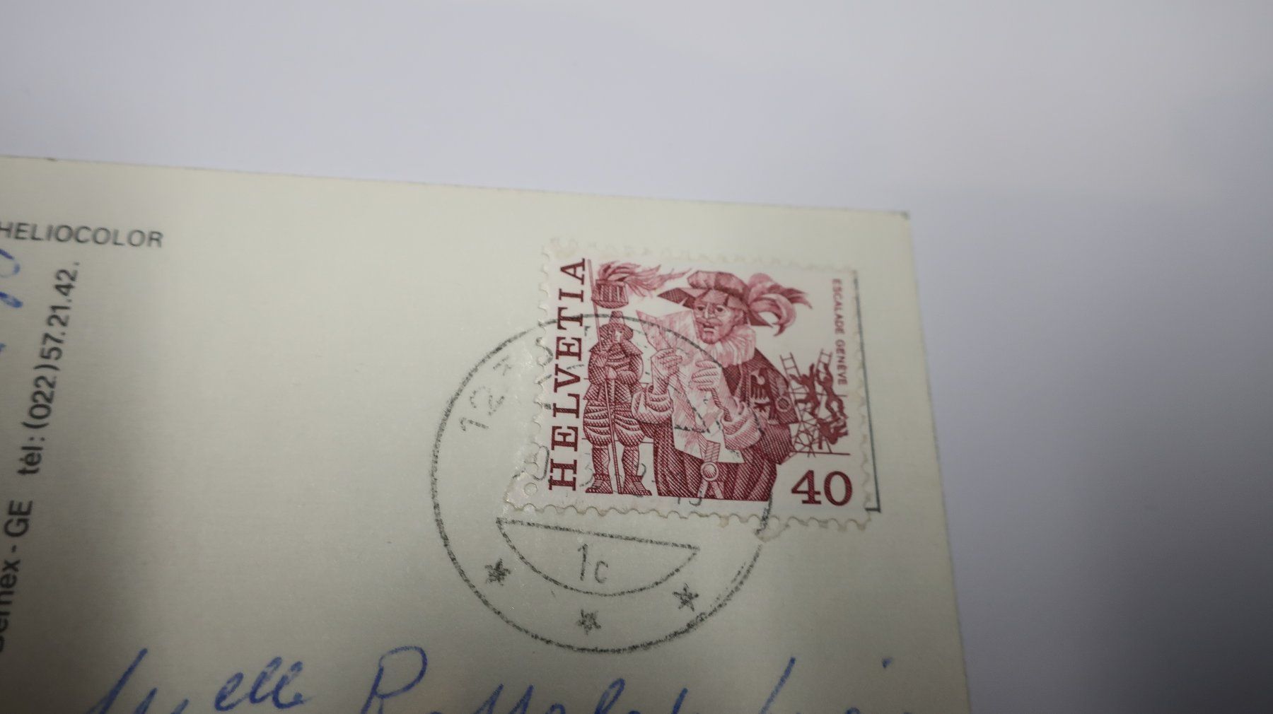 Cartoline postali: Bernex Genève Vue aérienne – Difettoso da Cormoret venduto da Pascalll2001 4