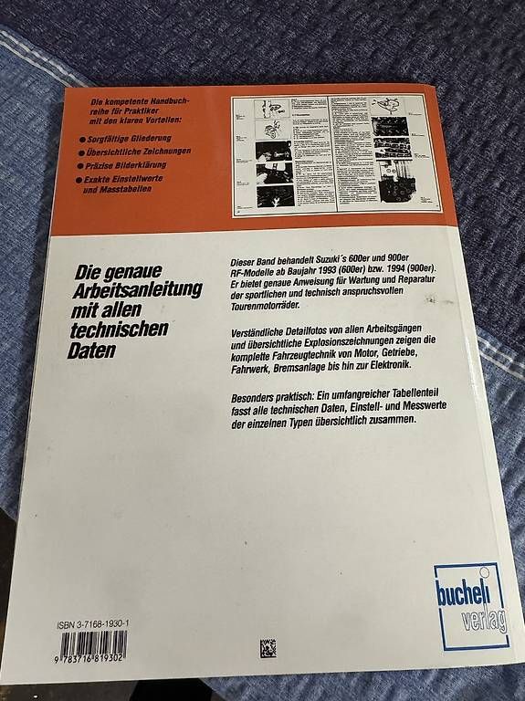 Bücher: Reparaturanleitung Suzuki rf900r – Gebraucht aus Volketswil von mascalzone-latino 1