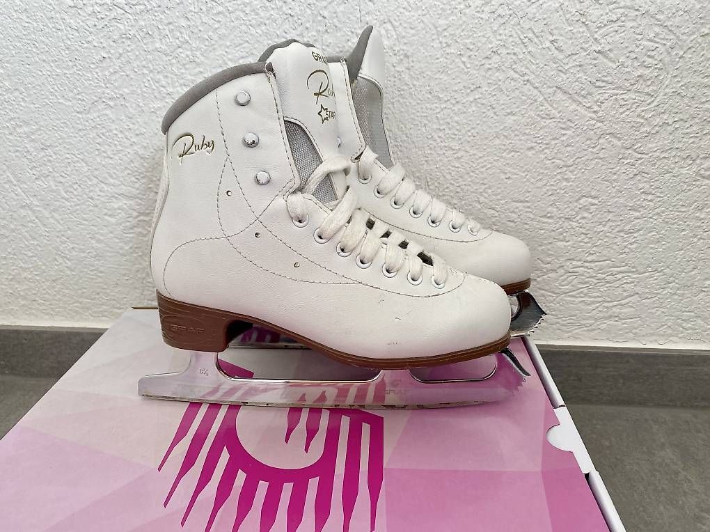 Patins à glace: Graf Ruby Star Eiskunstlaufschuhe Grösse 34 – D'occasion à Bassersdorf par eveline234 3