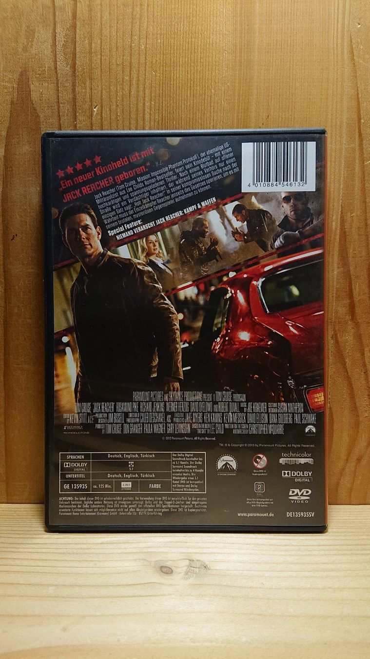 Tutti i DVDs: JACK REACHER DVD mit Tom Cruise – Usato da Wilderswil venduto da Exebub 1