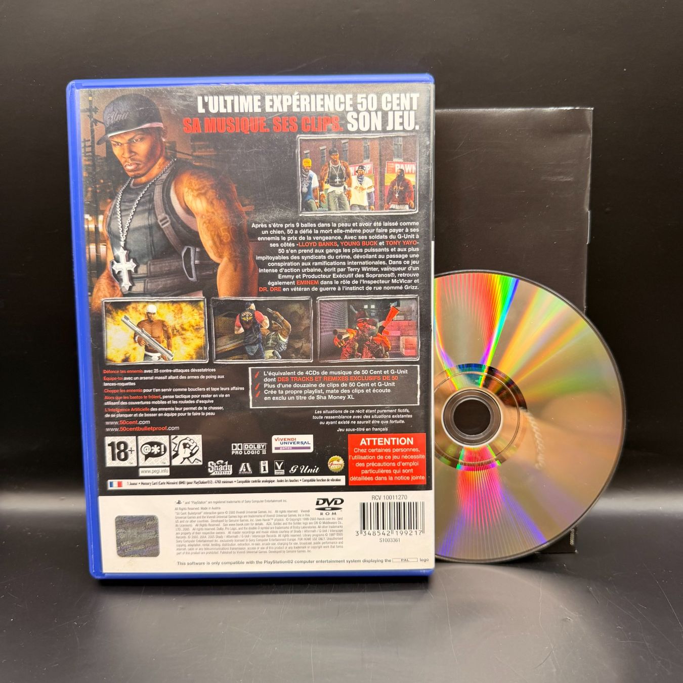 Sony Giochi: PS2 50 Cent Bulletproof – Usato da Düdingen venduto da Nerdworld 1