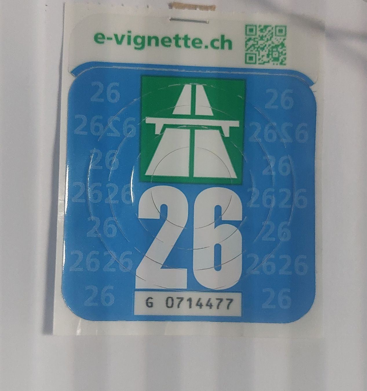 Vignette autostradali: Autobahnvignette 26 e-vignette – Nuovo (secondo la descrizione) da Kyburg-Buchegg venduto da Rolf1velo 1