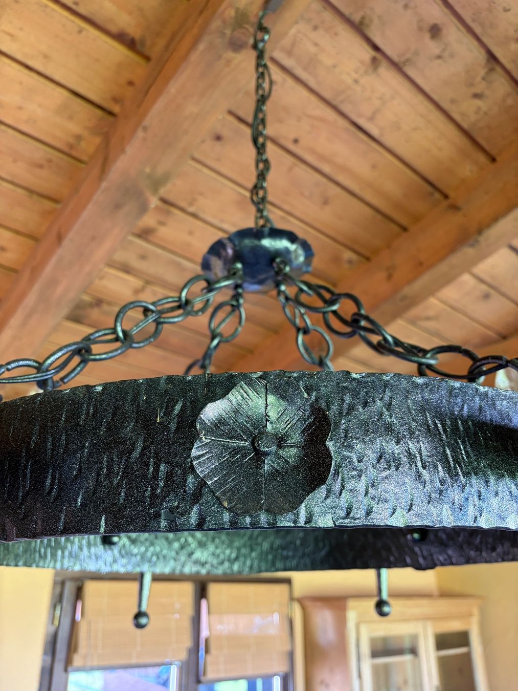 Lampadari & plafoniere: Deckenleuchte Eisen schmiedeeisern rustikal 6 flammig – Usato da Richterswil venduto da anyfish 1