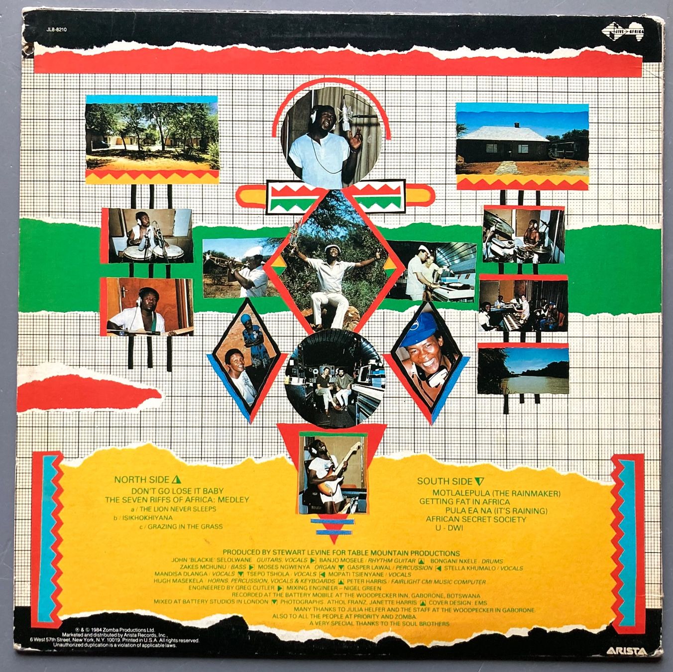 Schallplatten: HUGH MASEKELA - TECHNO-BUSH – Gebraucht aus Poliez-Pittet von Newtown-Records 1