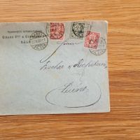 Brief Lettre Basel 1899 Transports Internationaux Girard Frè