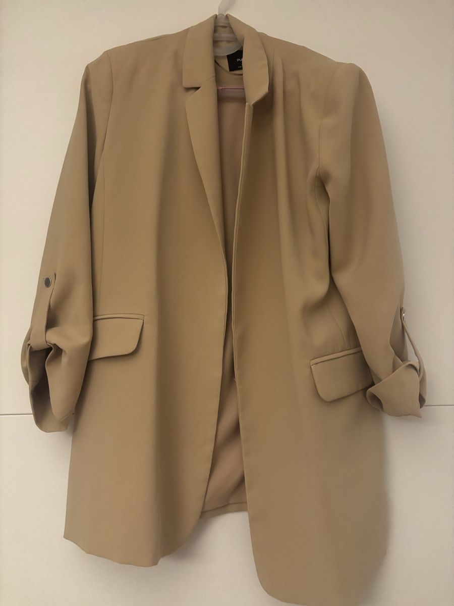 Pull&Bear Giacche: Beiger Blazer/Jacke Gr L – Usato da Malters venduto da magicofthoughts