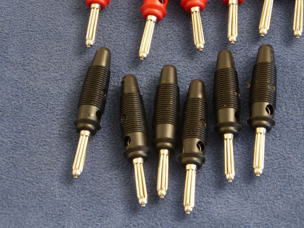 Laborstecker Mit Querloch, 4mm Rot Econ Connect BNS40RT