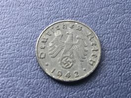 Drittes Reich 5 Reichspfennig 1942 A