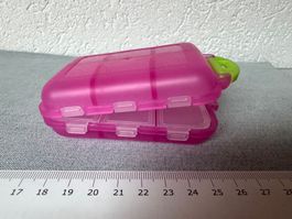 Medikamenten Box Pillen Dose  12fach praktisch neu      pink