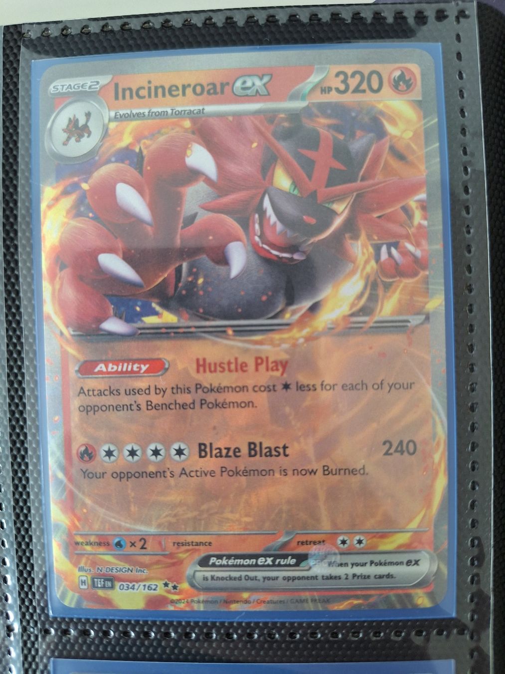Pokémon Cartes à collectionner: Incineroar ex – D'occasion à Altstätten SG par GGsGameshop