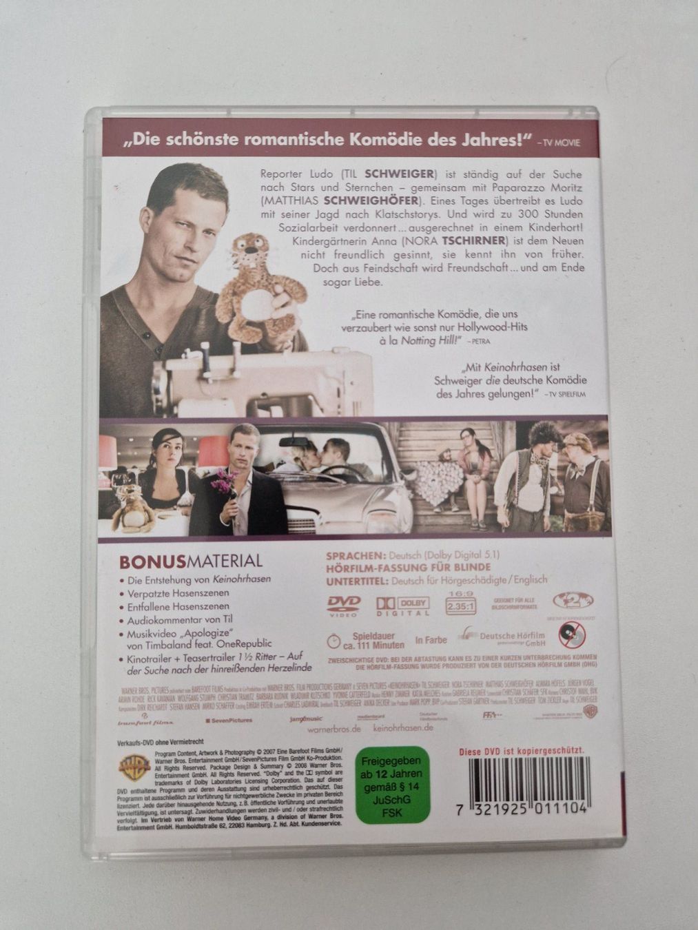 Tous les DVDs: DVD "Keinohrhasen" (2007) – D'occasion à Diegten par herala 1