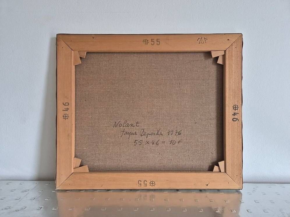 Dipinti: Jacques Deperthes huile de 1976 intitulé Nolant – Usato da Carouge GE venduto da don_lfw9 4