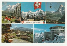 AK 1969, Schilthornbahn Mürren, Drehrestaurant Piz Gloria