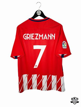 GRIEZMANN #7 Original Atletico Madrid 2017-18 Home Trikot