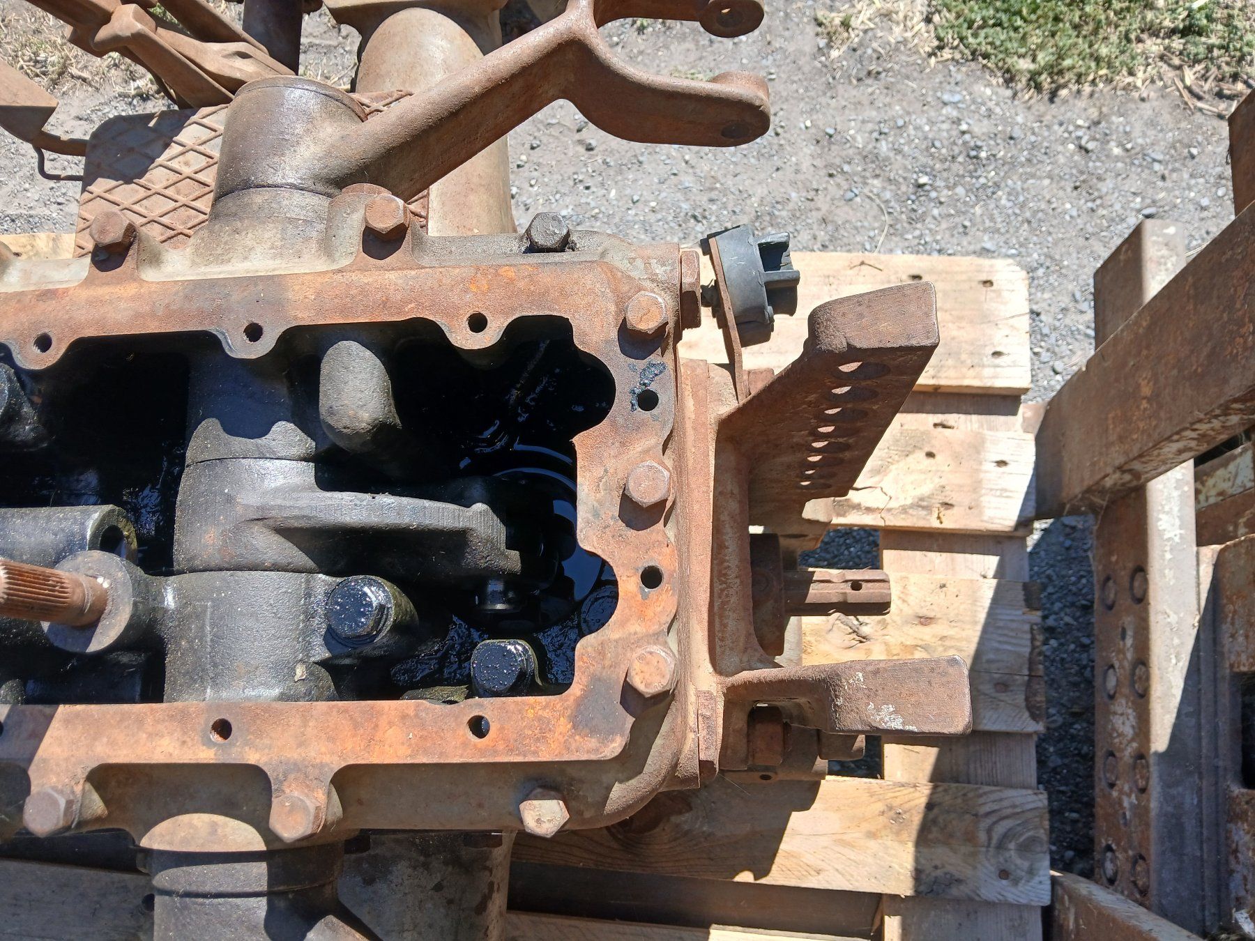 Hürlimann Trattori: Hürlimann Getriebe Ersatzteilspender – Usato da Landquart venduto da Tractospeed01 8