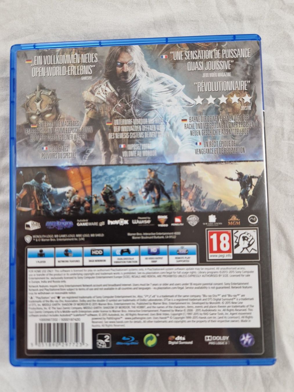 Sony Giochi: SHADOW OF MORDOR PS4 – Nuovo (secondo la descrizione) da Eschenbach SG venduto da Deki77 1