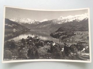 Ansichtskarten: Spiez am Thunersee – Gebraucht aus Sargans von nicsam1815