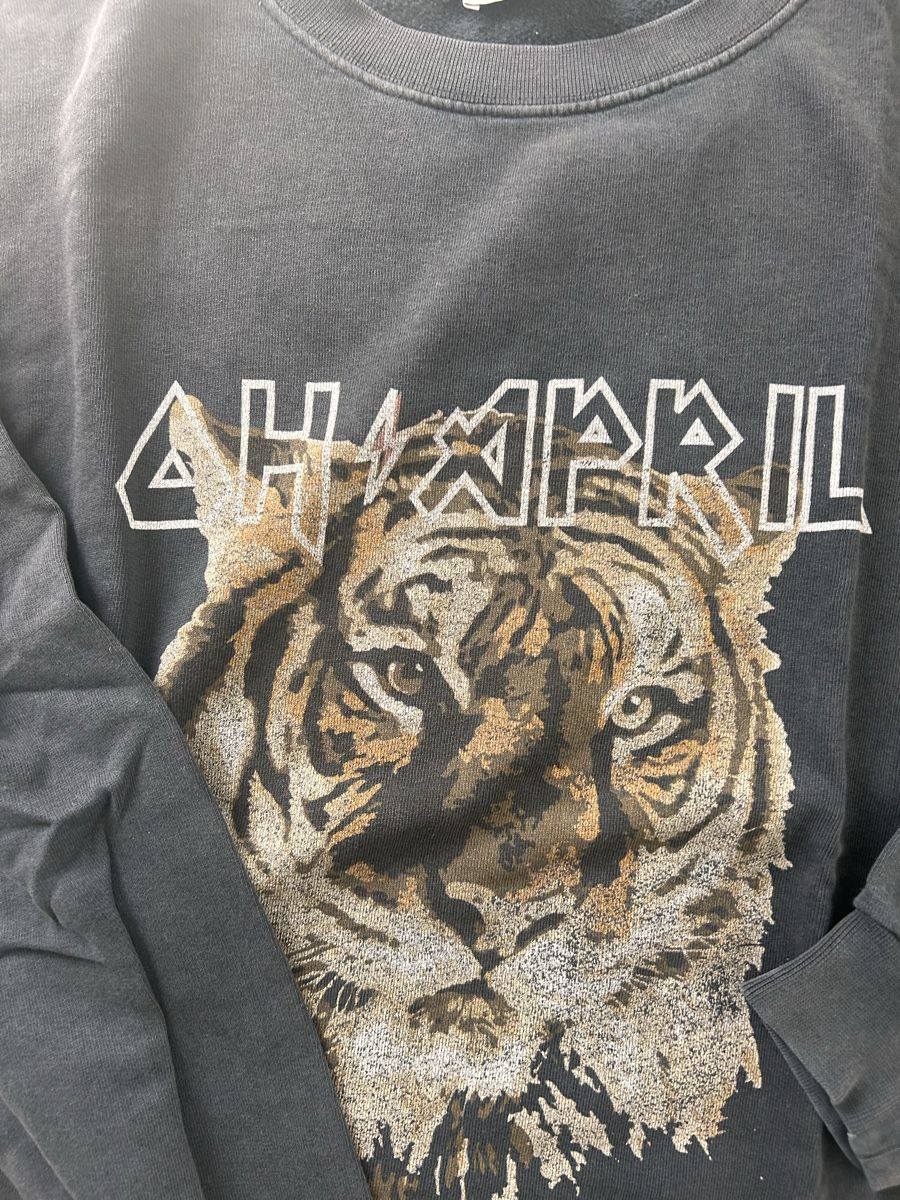 Maglioni & Felpe: OH APRIL Tiger Print Sweater - Gr. S  – Usato da Andwil SG venduto da nin_y2zm 1