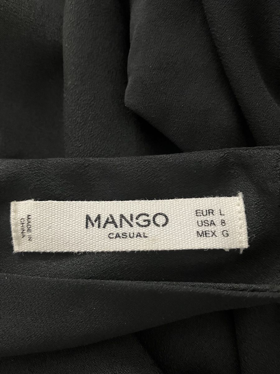 Mango Vestiti: Mango Kleid, Schwarz, Gr. L - Sommerlich & Elegant! – Usato da Bern venduto da and_d5mk 4