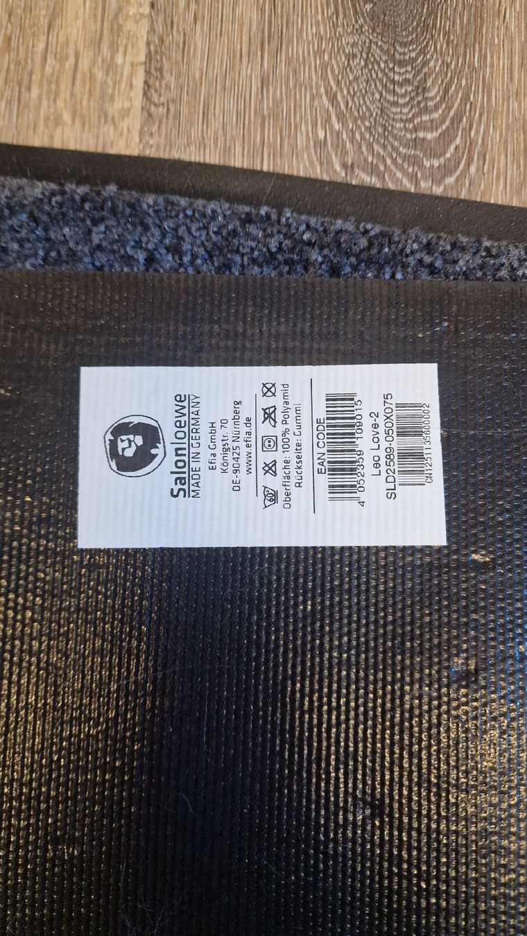 Tappeti: Türmatte /Fussmatte mit Leo-Muster – Usato da Eisten venduto da _saskiia_ 1