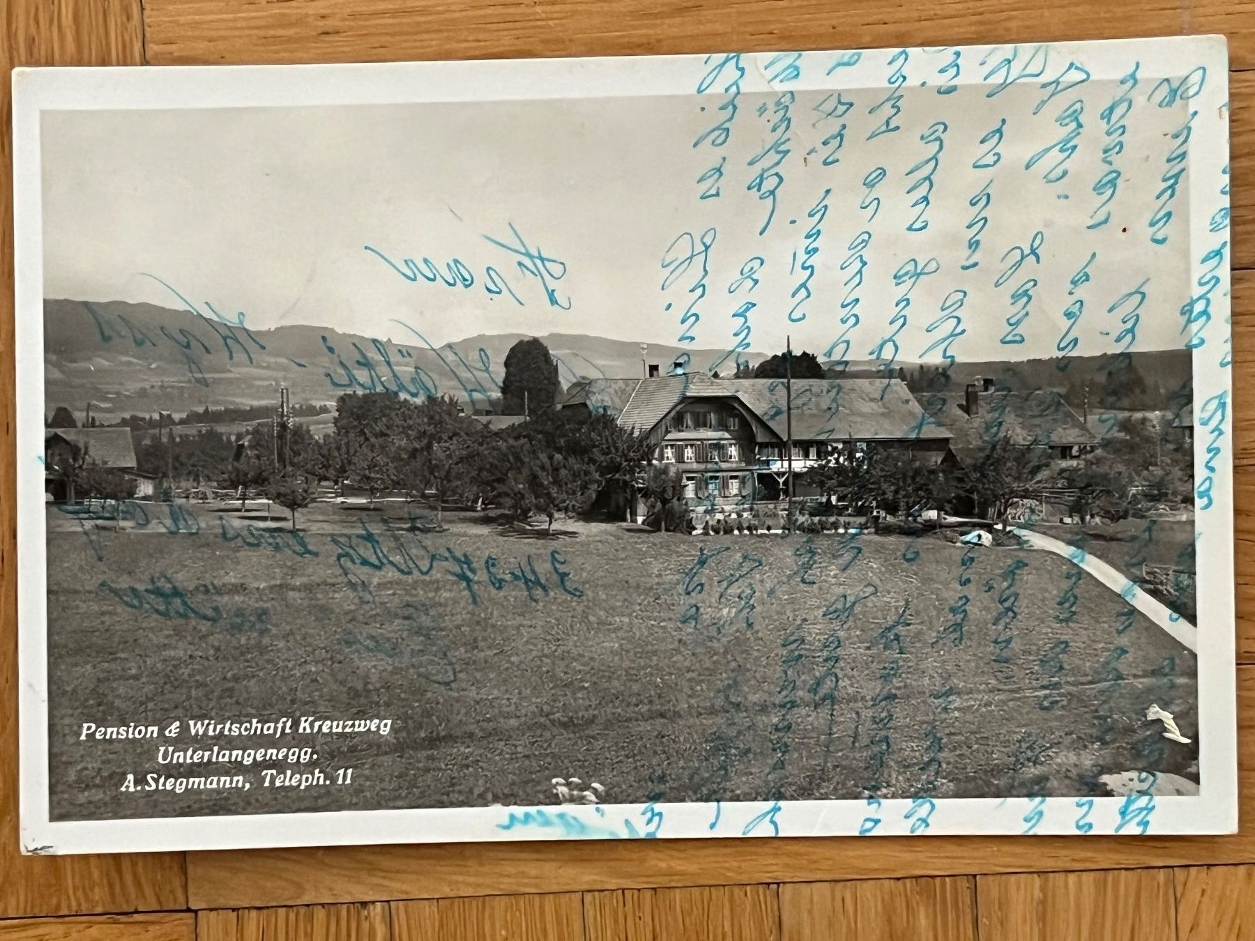 Cartes postales: Unterlangenegg Pension und Wirtschaft – D'occasion à Romanshorn par luxcollect