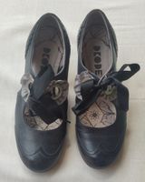 Grauschwarze Schuhe von Dkode, Gr. 35, neu, passen Tracht