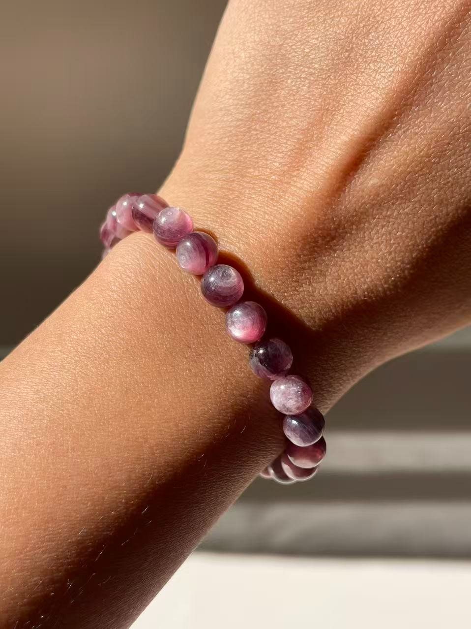 Bracciali & Braccialetti: Lepidolith Armband,Edelstein Armband – Nuovo e nell'imballaggio originale da Schiers venduto da sisikristall 5