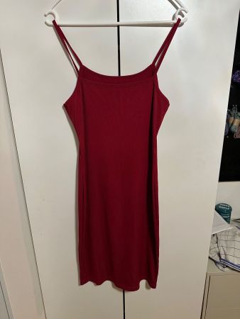 Rotes Trägerkleid (M)