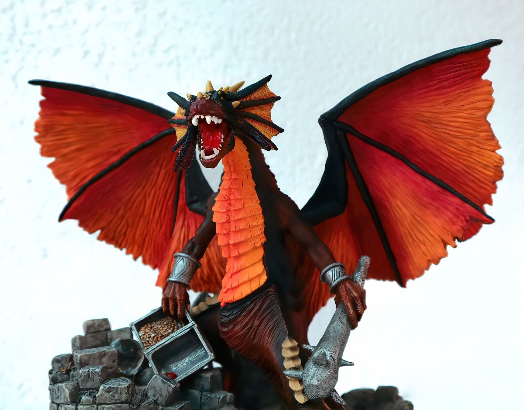 Statuette: FANTASY WORLD® "Drache - Aerarium The Treasury" – Nuovo (secondo la descrizione) da Rotkreuz venduto da Radus24