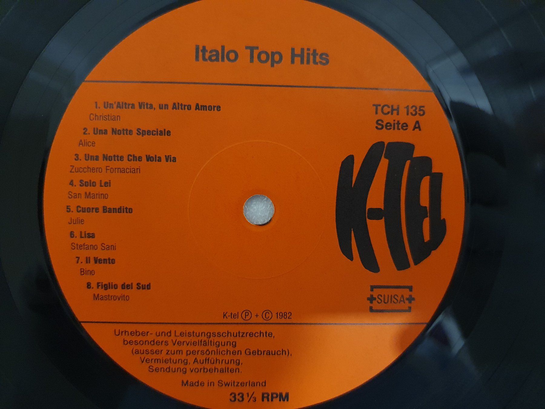 Schallplatten: Italo Top Hits – Gebraucht aus Uster von Vinyl-Leidenschaft 3