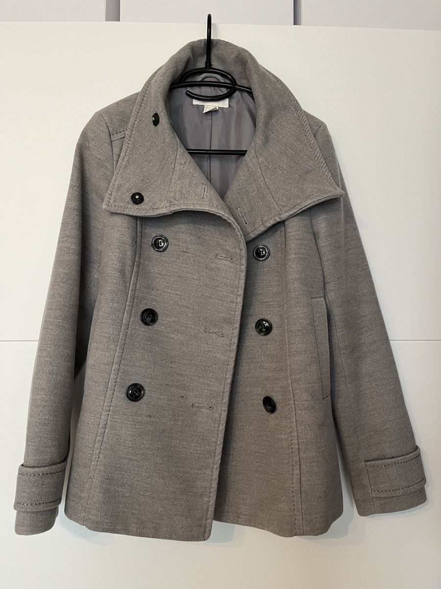 H&M Giacche: Graue Übergangsjacke, H&M, Gr 36 – Usato da Zürich venduto da Bora_0506