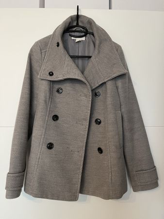 Graue Übergangsjacke, H&M, Gr 36
