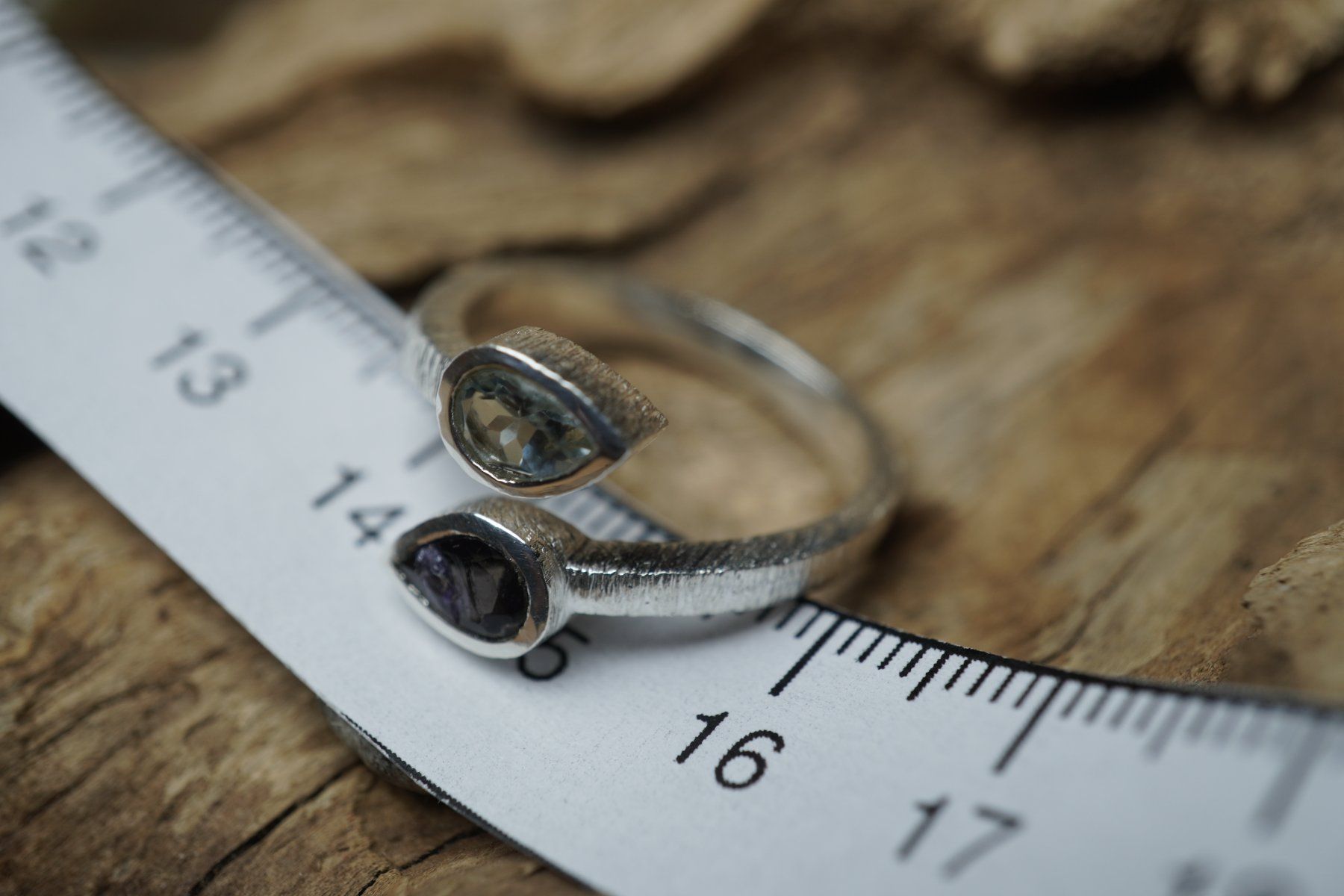 Anelli: Ring  Grösse  54    mit  Topas    925 Silber – Nuovo e nell'imballaggio originale da Balgach venduto da top_silver 5