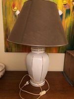 Lampe de salon en émail avec abat jour