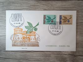 TR47 Enveloppe + Timbre Luxembourg 1965