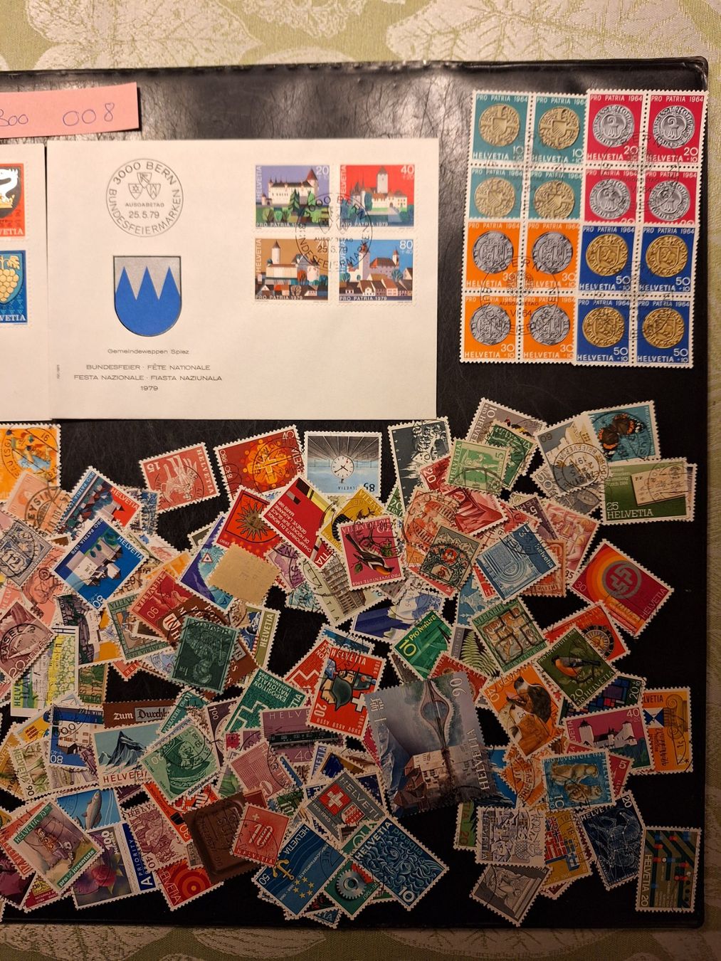 Tutti i francobolli: CH: 300 verschiedene gestempelte (008) – Usato da Genolier venduto da Antoine30 2