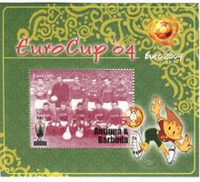 Block "Fussball". Antigua und Barbuda.