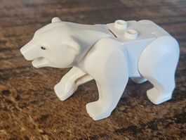 lego figurine animal White Bear 98295c01pb01