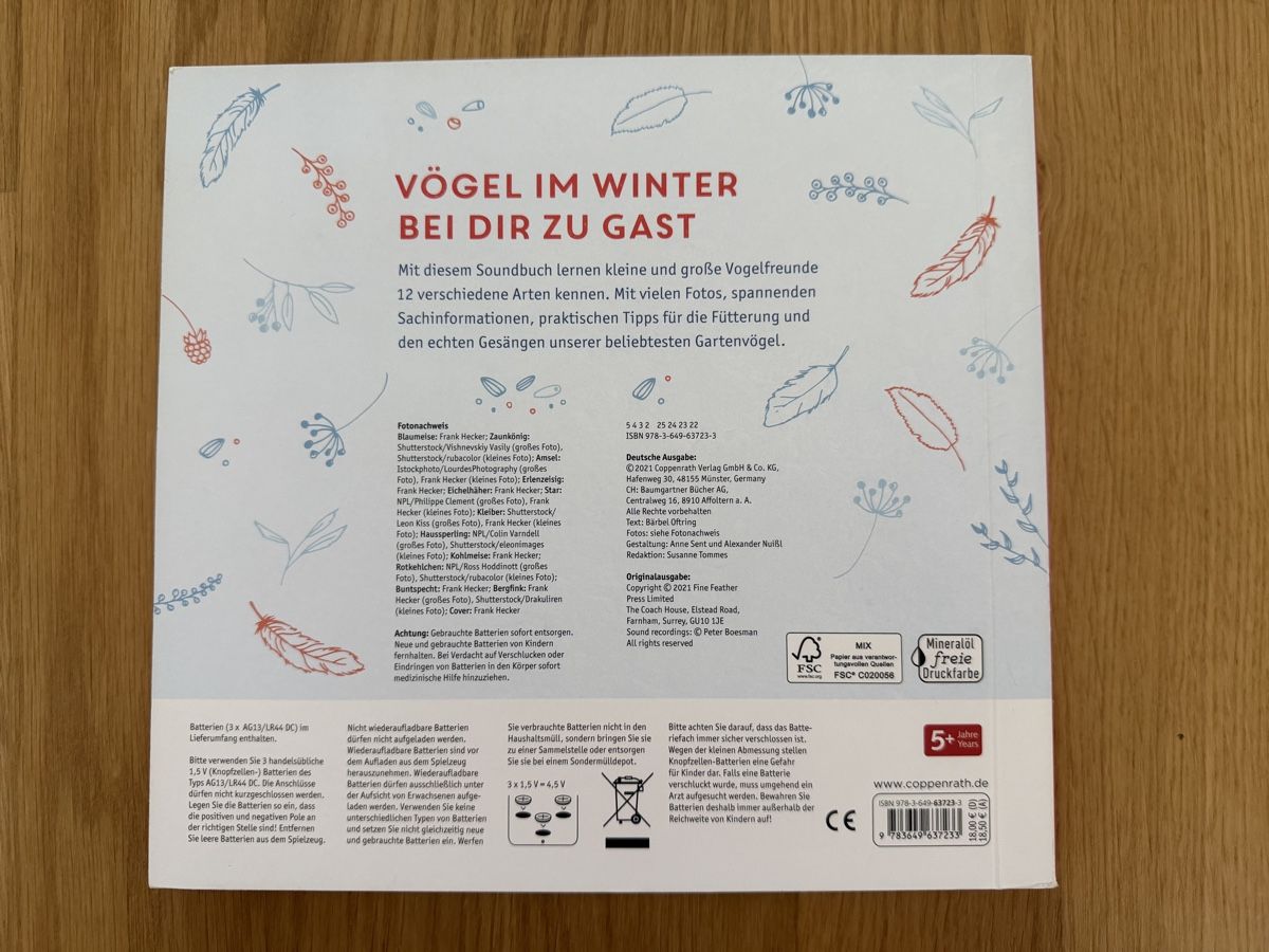 Livres: Vögel Geräuschbuch  – D'occasion à Rheinfelden par dBartel 1