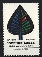 Reklamemarke Lausanne, Comptoir Suisse 1