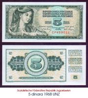 5 Dinar 1968 SFRJ UNZ