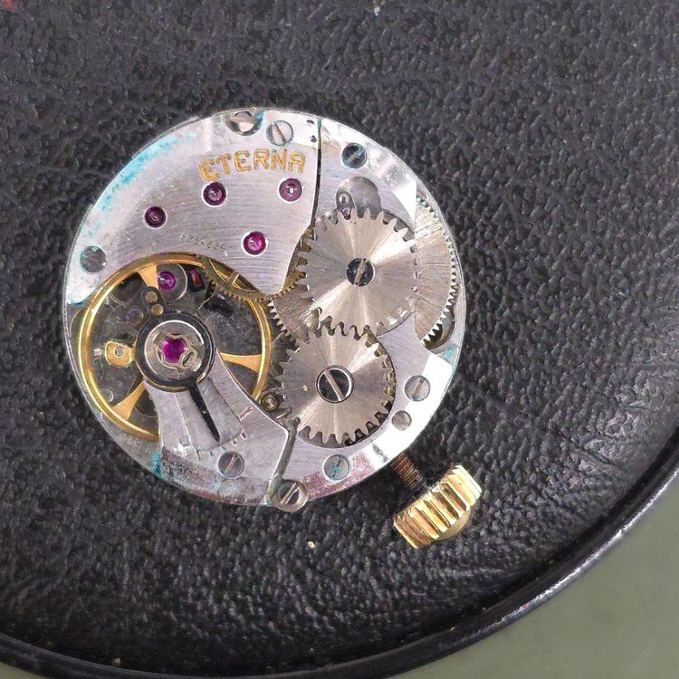 Mouvement De Montre Ancien Eterna Calibre 1116 - Pour Pièces Ou Restauration | Mécanisme Suisse Occasion