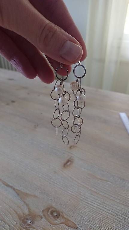 Boucles d'oreille: Ungewöhnliche Perlen-Ohrringe – Neuf (Voir description) à Bern par t4l4 1